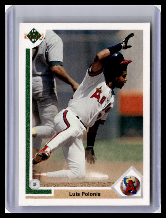 1991 Upper Deck #187 Luis Polonia