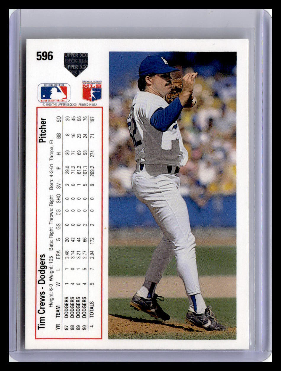 1991 Upper Deck #596 Tim Crews