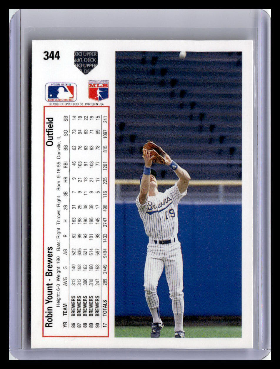 1991 Upper Deck #344d Robin Yount