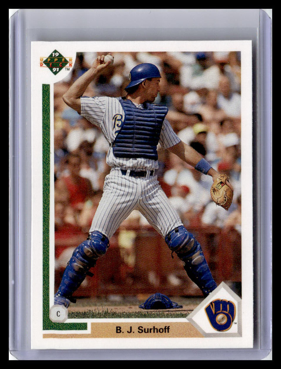 1991 Upper Deck #254b B.J. Surhoff