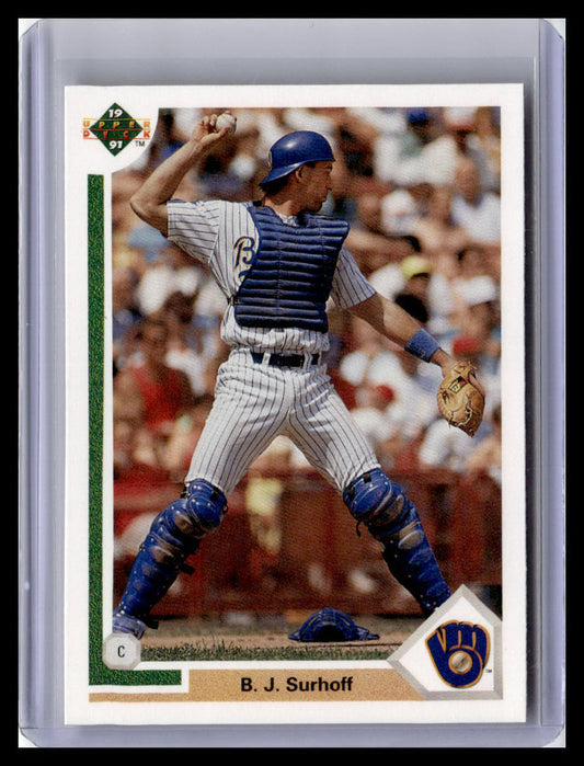 1991 Upper Deck #254b B.J. Surhoff