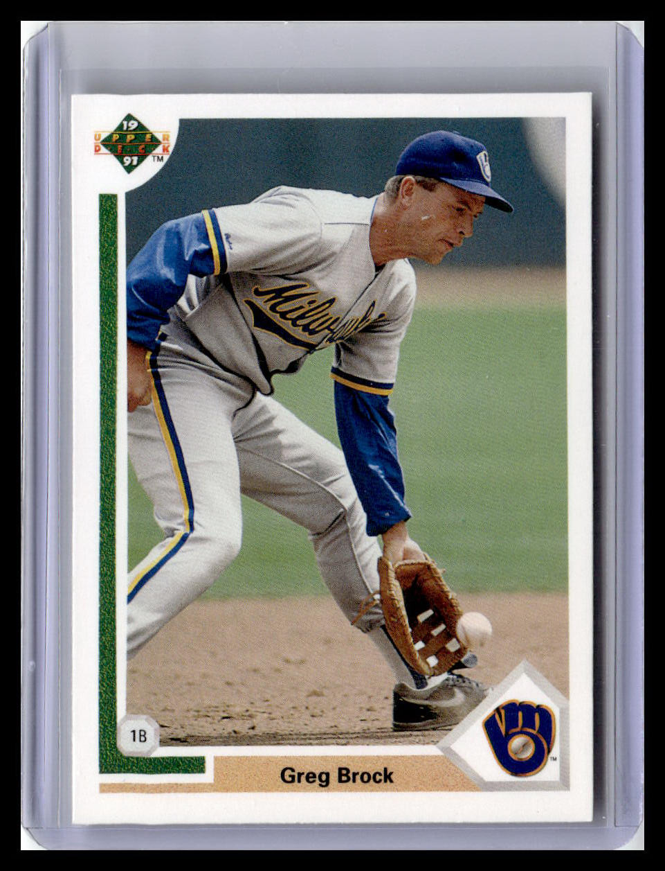 1991 Upper Deck #289b Greg Brock