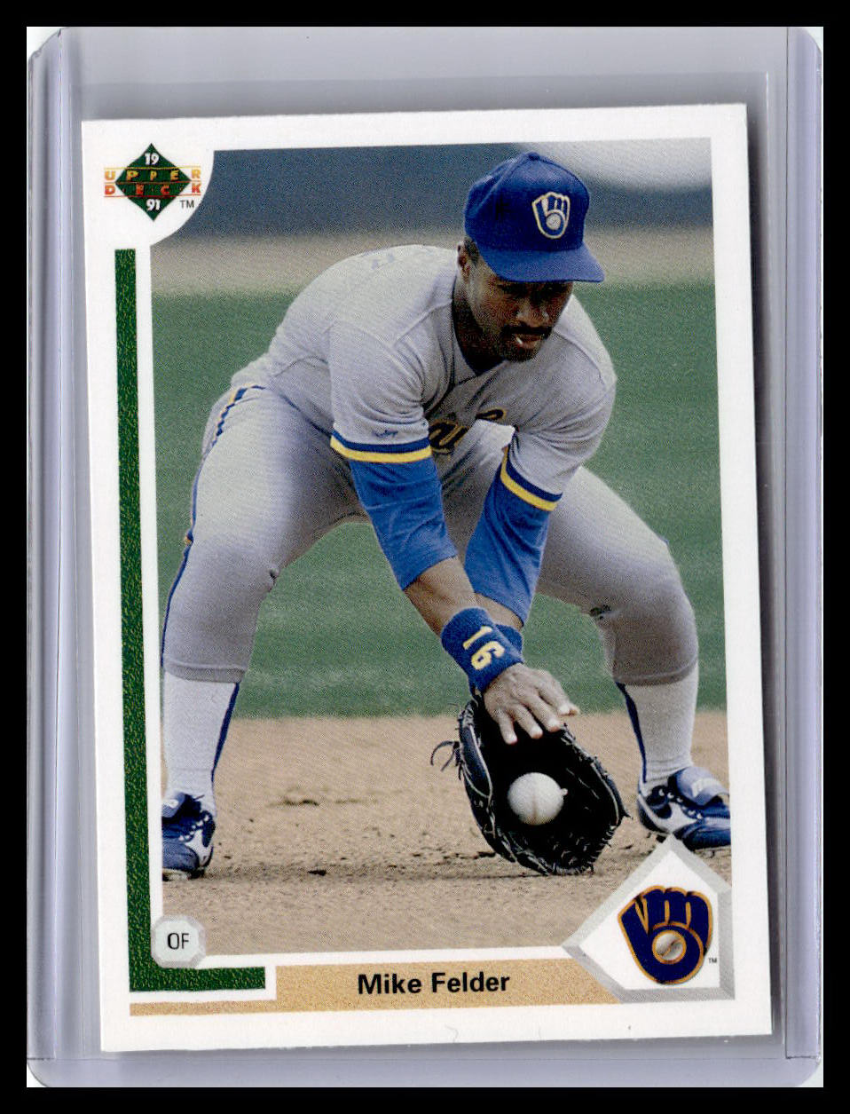 1991 Upper Deck #395d Mike Felder