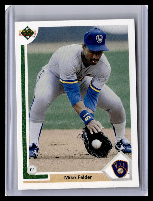 1991 Upper Deck #395d Mike Felder