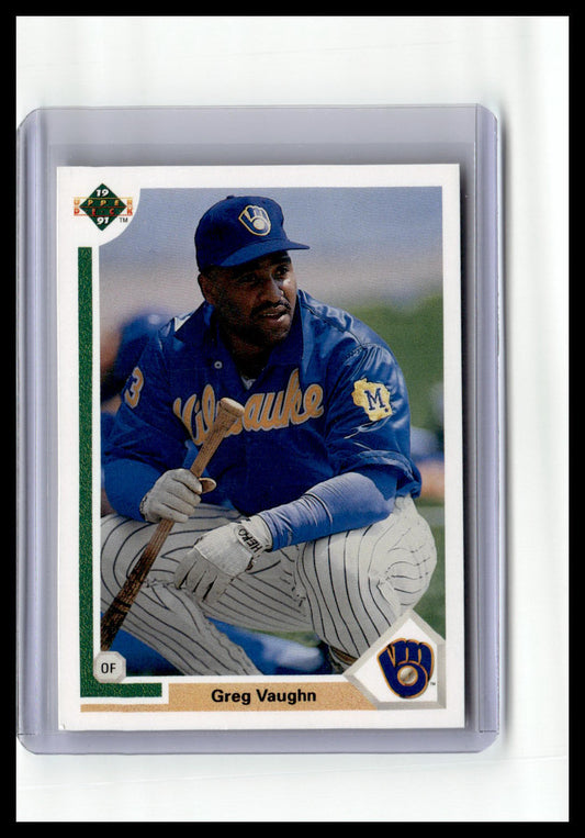 1991 Upper Deck #526c Greg Vaughn