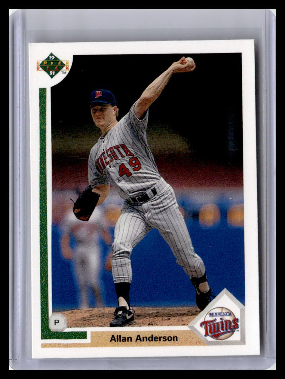 1991 Upper Deck #503c Allan Anderson