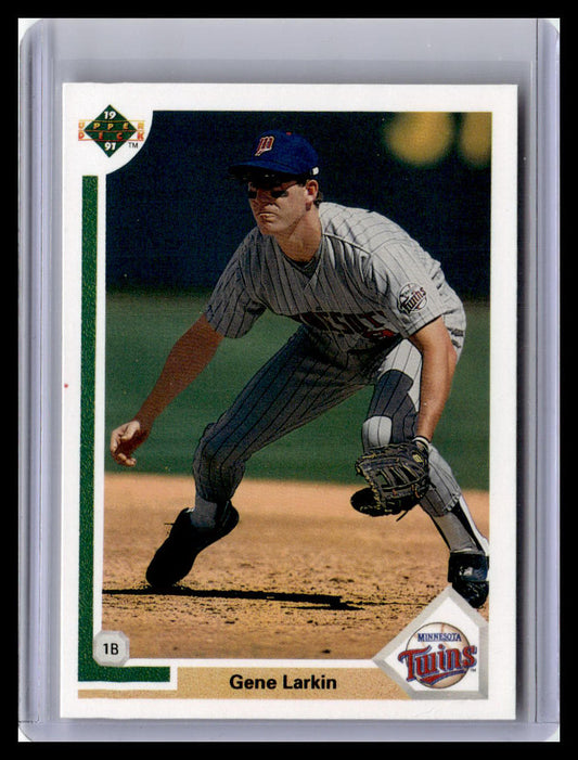 1991 Upper Deck #501b Gene Larkin