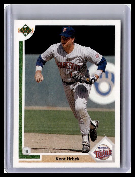 1991 Upper Deck #167b Kent Hrbek