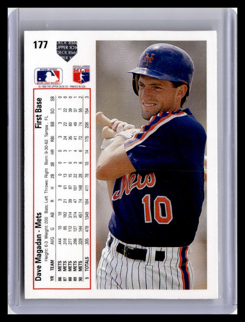 1991 Upper Deck #177 Dave Magadan