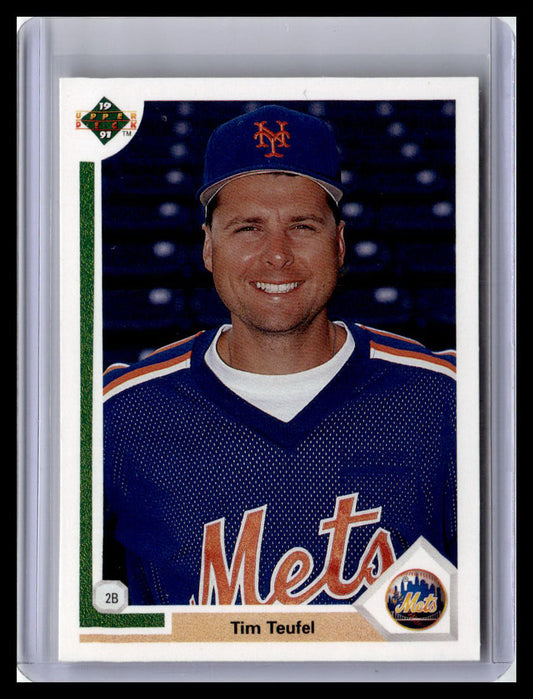 1991 Upper Deck #370b Tim Teufel