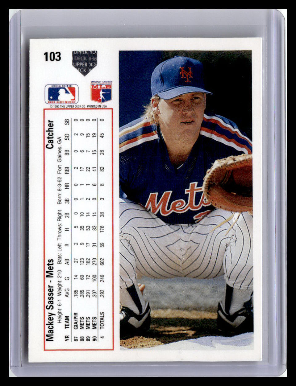 1991 Upper Deck #103 Mackey Sasser