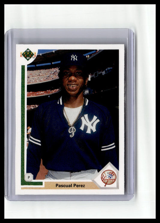1991 Upper Deck #671b Pascual Perez