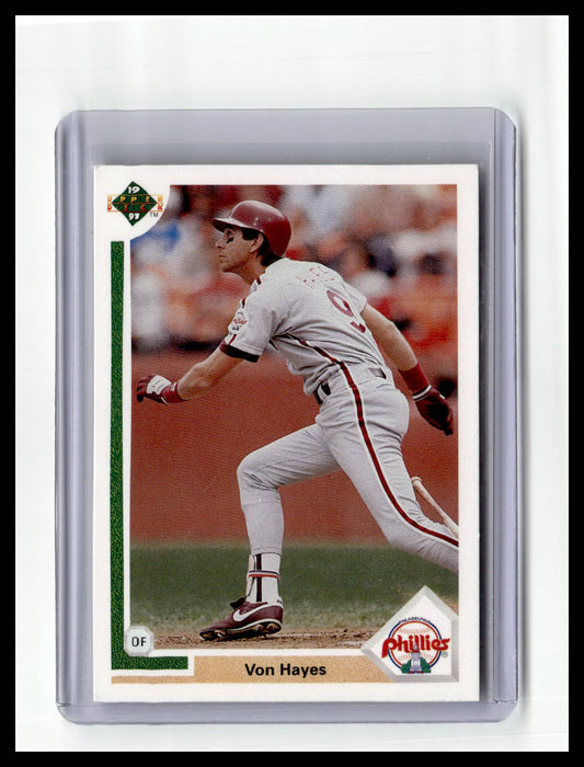1991 Upper Deck #368d Von Hayes