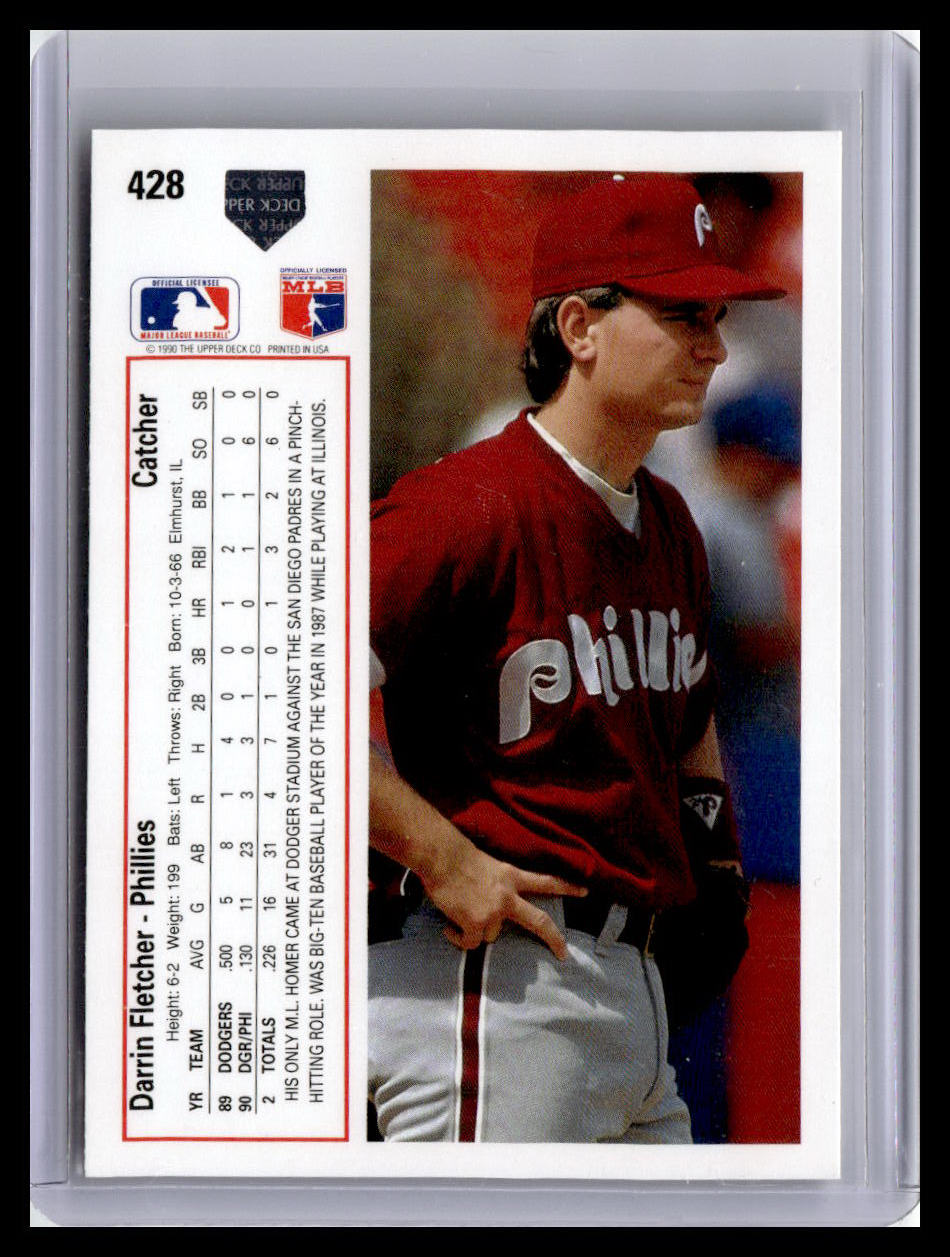 1991 Upper Deck #428d Darrin Fletcher