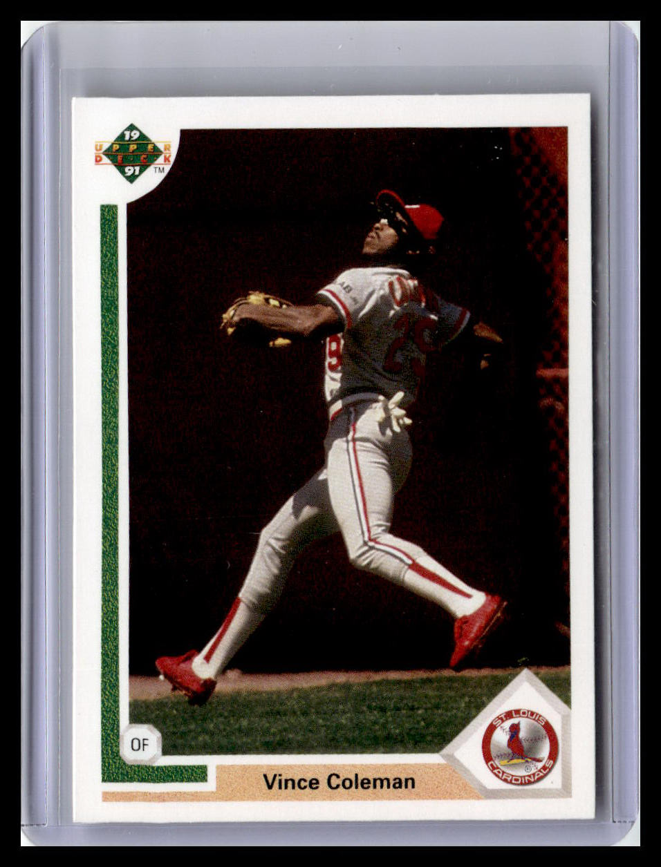 1991 Upper Deck #461b Vince Coleman