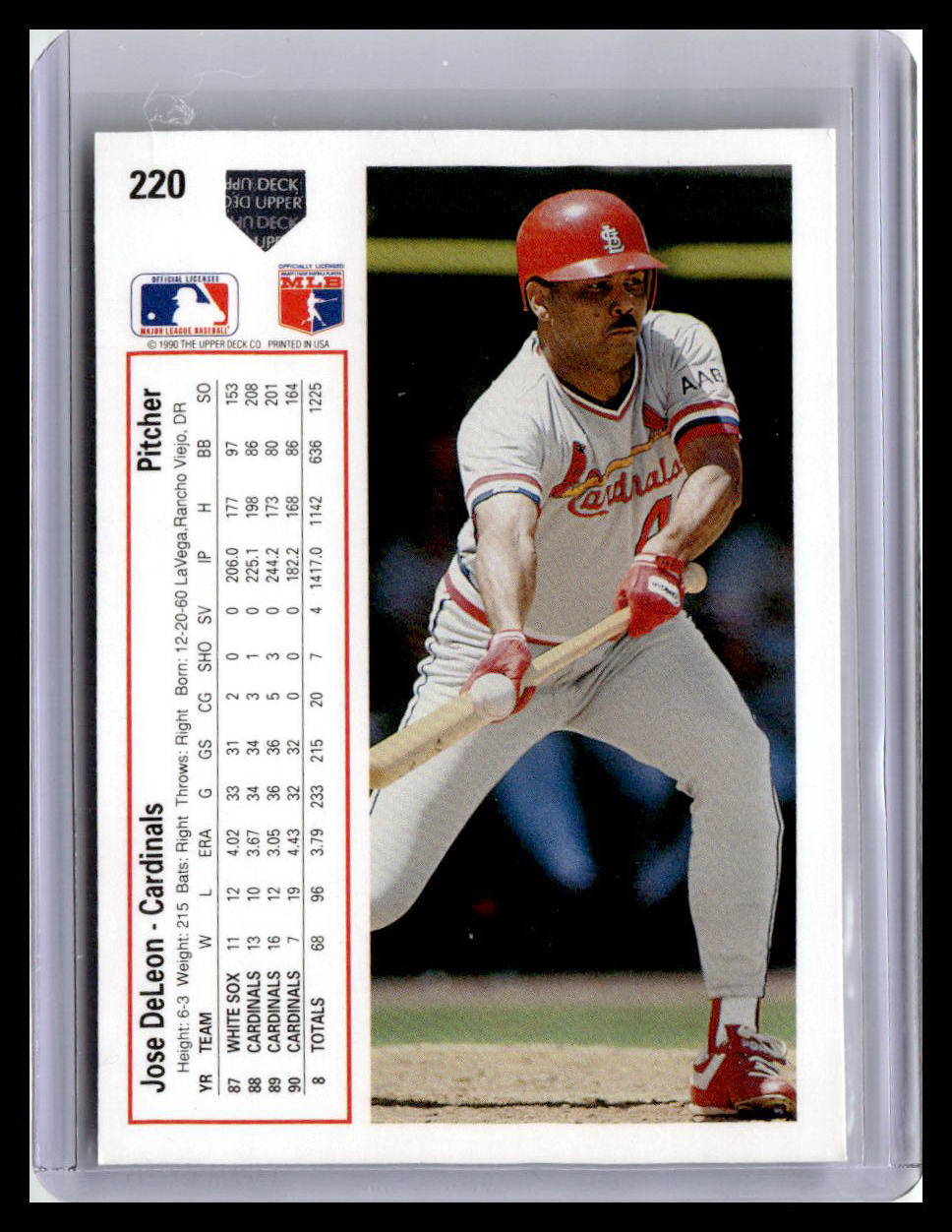 1991 Upper Deck #220 Jose DeLeon