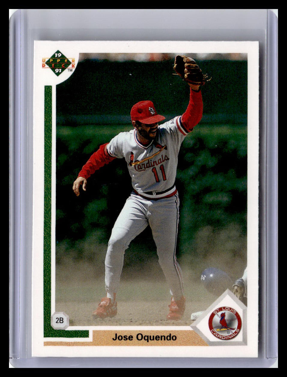 1991 Upper Deck #193b Jose Oquendo