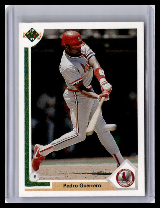 1991 Upper Deck #327b Pedro Guerrero