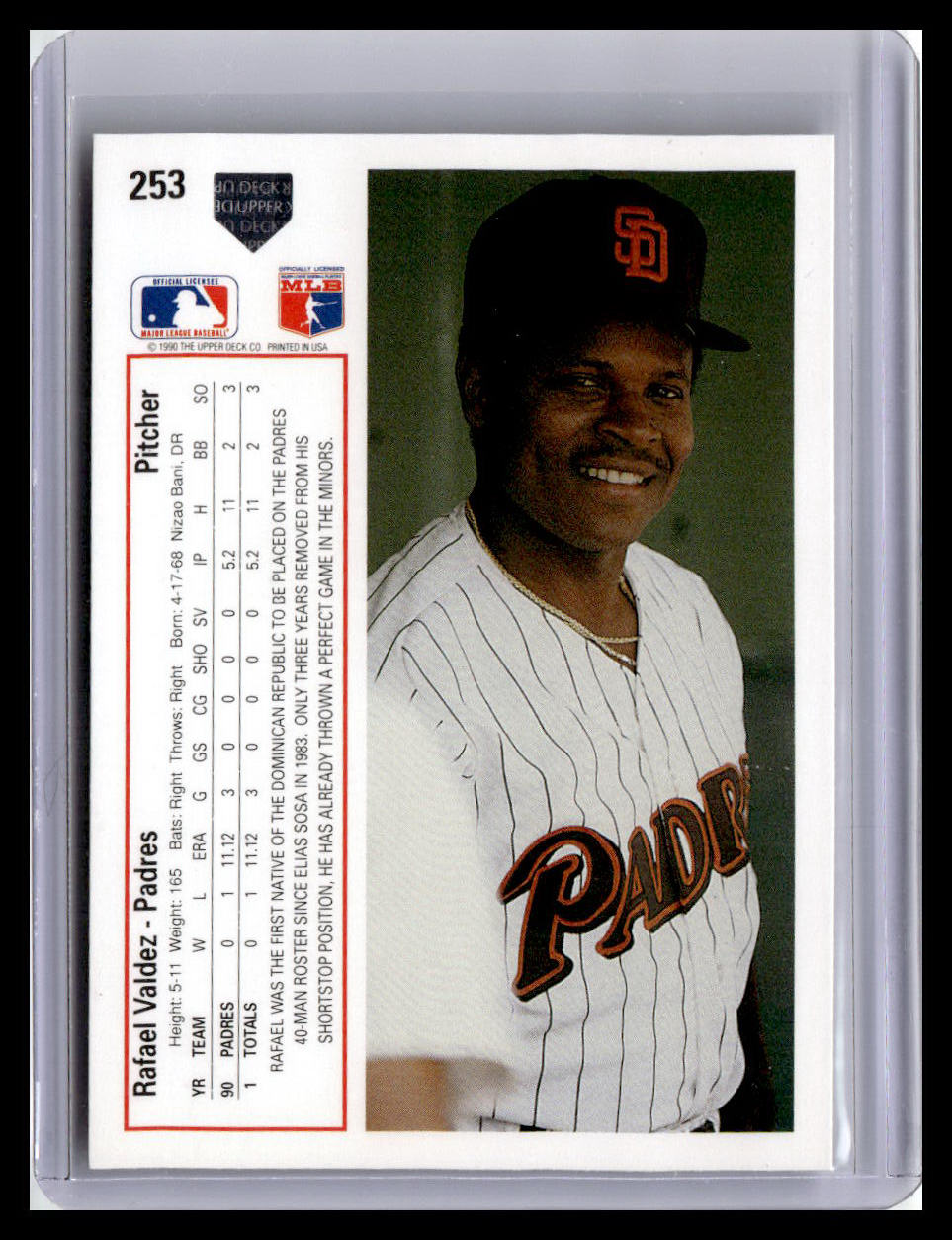 1991 Upper Deck #253 Rafael Valdez