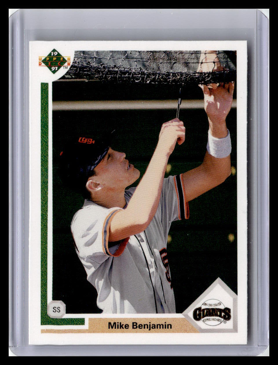 1991 Upper Deck #651b Mike Benjamin