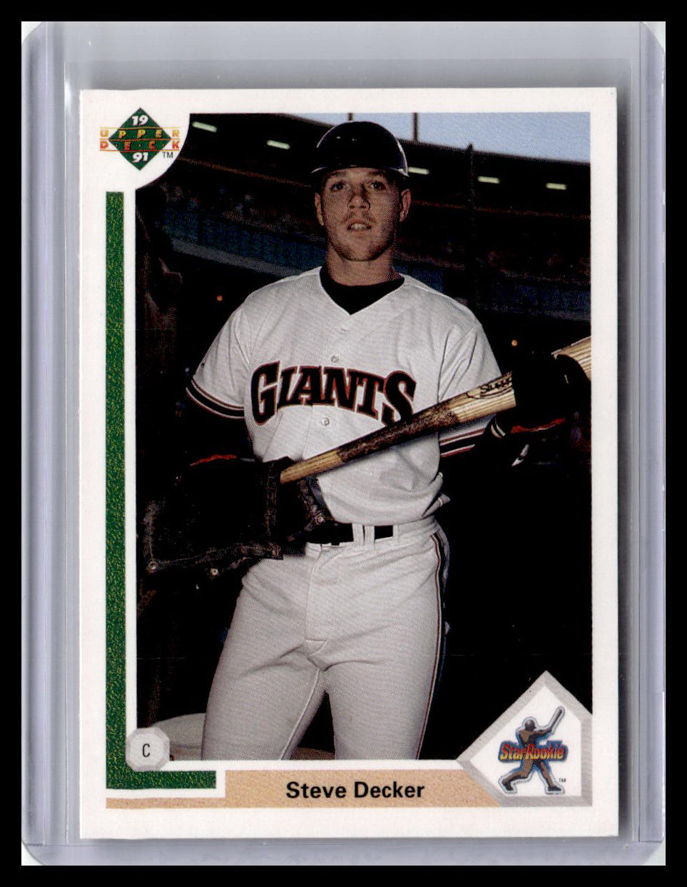 1991 Upper Deck #25b Steve Decker