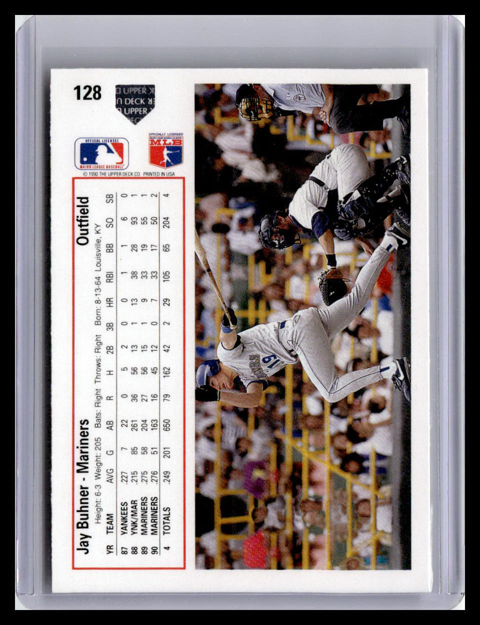 1991 Upper Deck #128c Jay Buhner