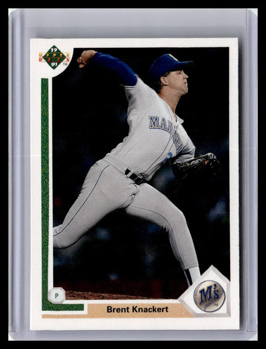 1991 Upper Deck #378 Brent Knackert