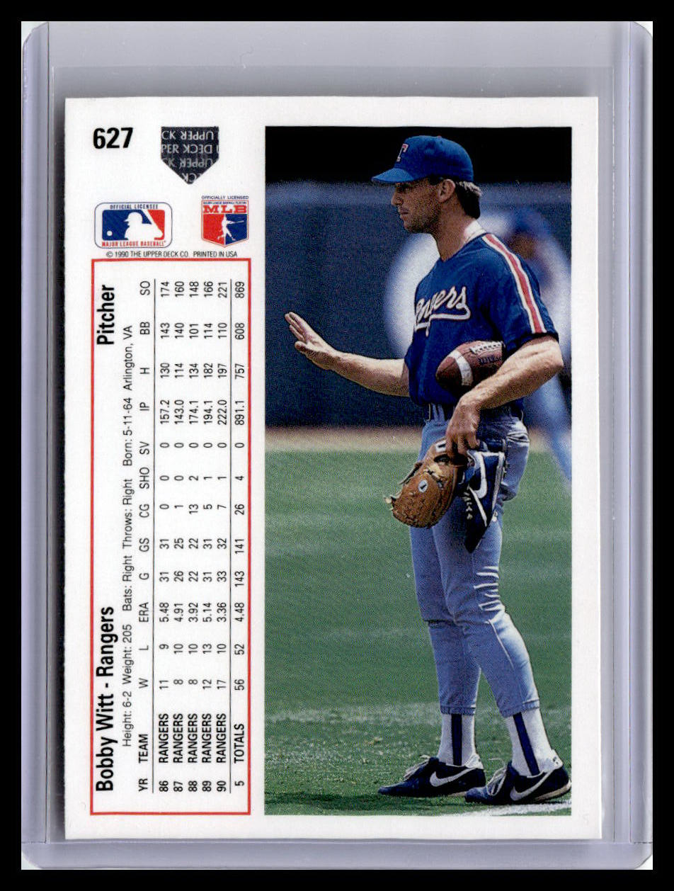 1991 Upper Deck #627 Bobby Witt