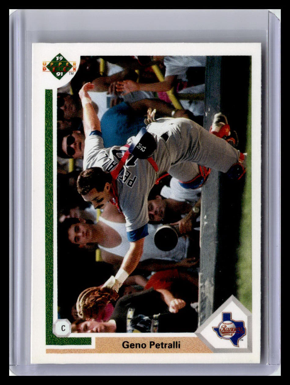 1991 Upper Deck #492c Geno Petralli