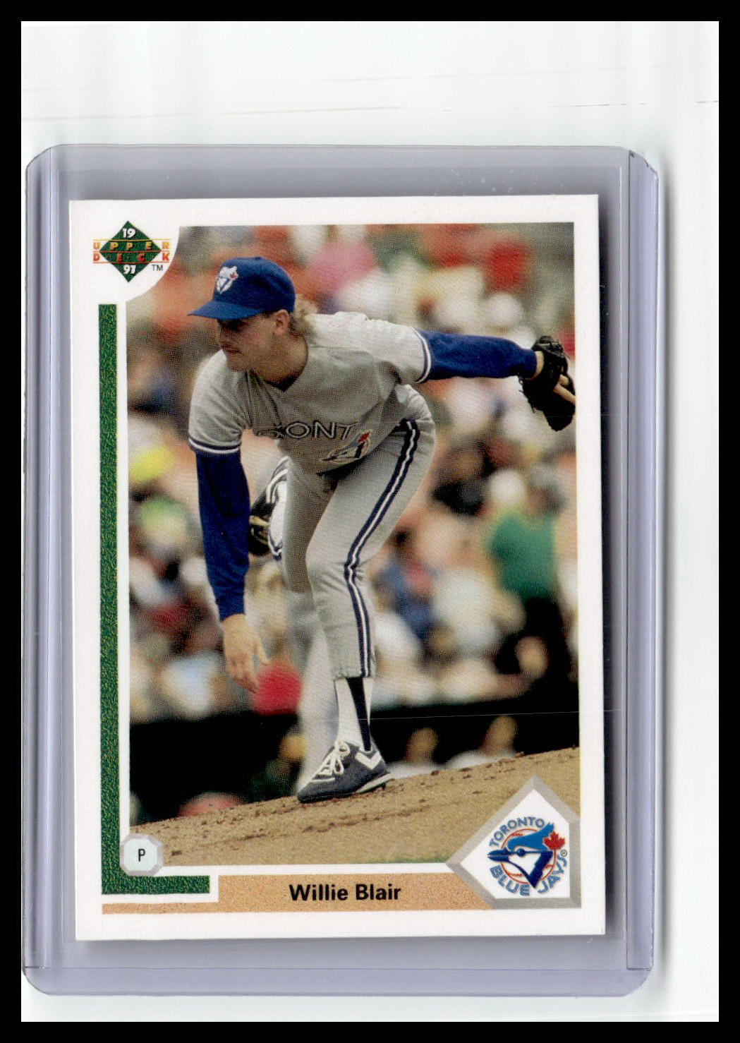 1991 Upper Deck #427e Willie Blair
