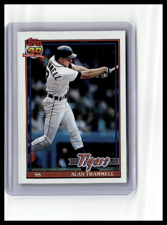 1991 Topps #275 Alan Trammell Desert Shield