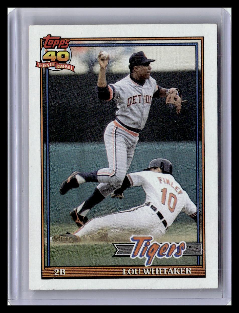 1991 Topps #145 Lou Whitaker Desert Shield