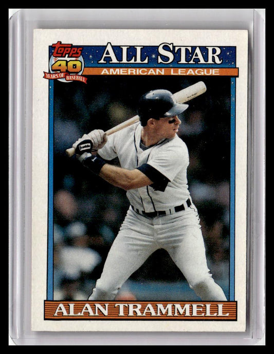 1991 Topps #389 Alan Trammell
