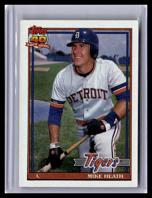 1991 Topps #16 Mike Heath