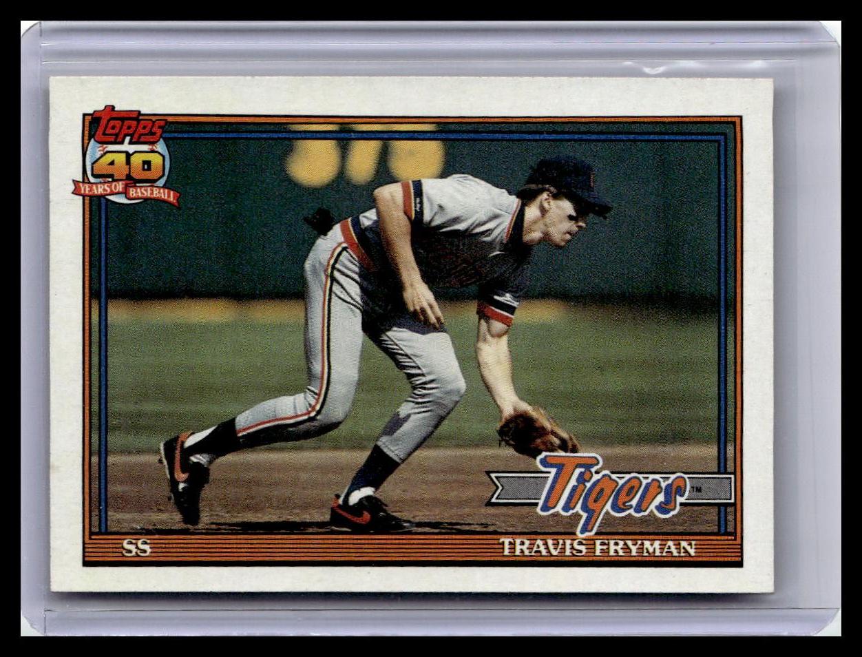1991 Topps #128 Travis Fryman Desert Shield