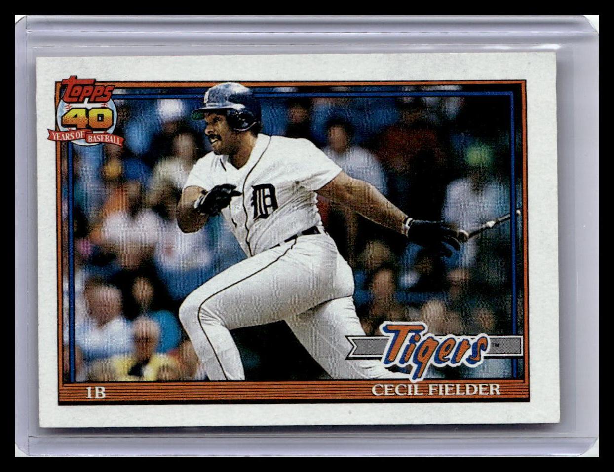1991 Topps #720 Cecil Fielder Desert Shield