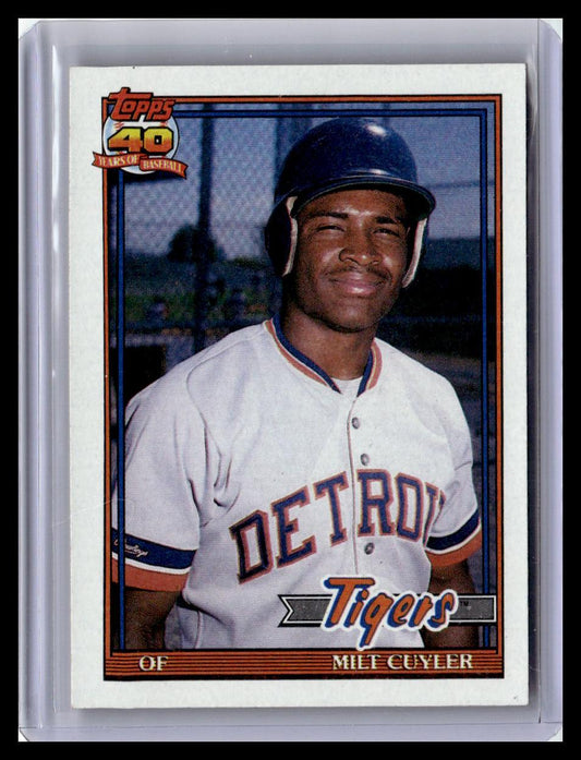 1991 Topps #684 Milt Cuyler