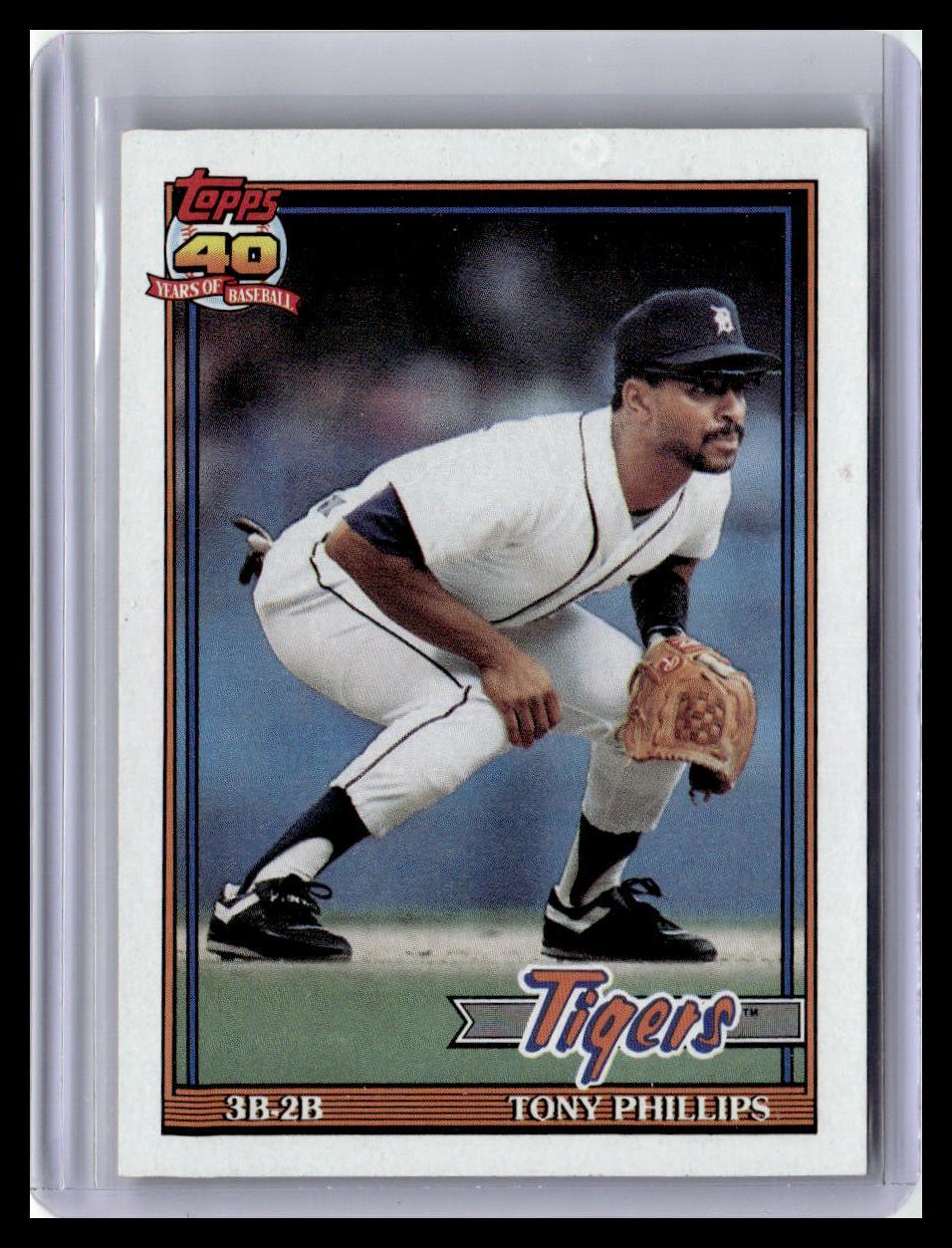 1991 Topps #583 Tony Phillips