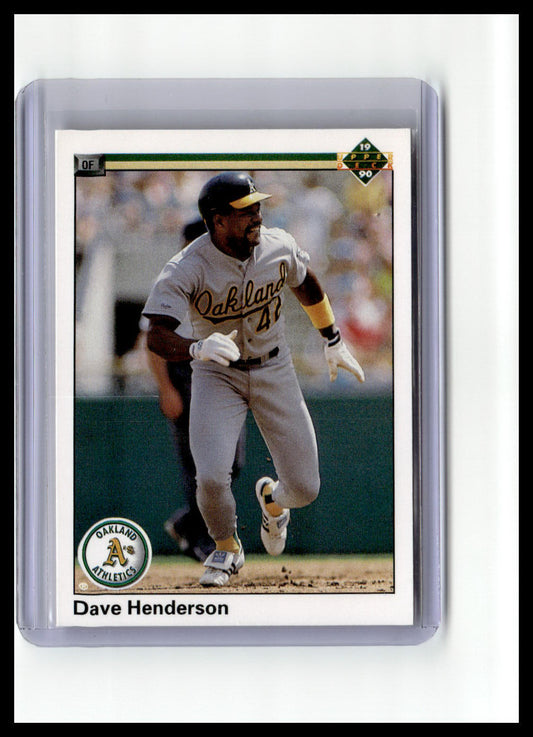 1990 Upper Deck #206 Dave Henderson