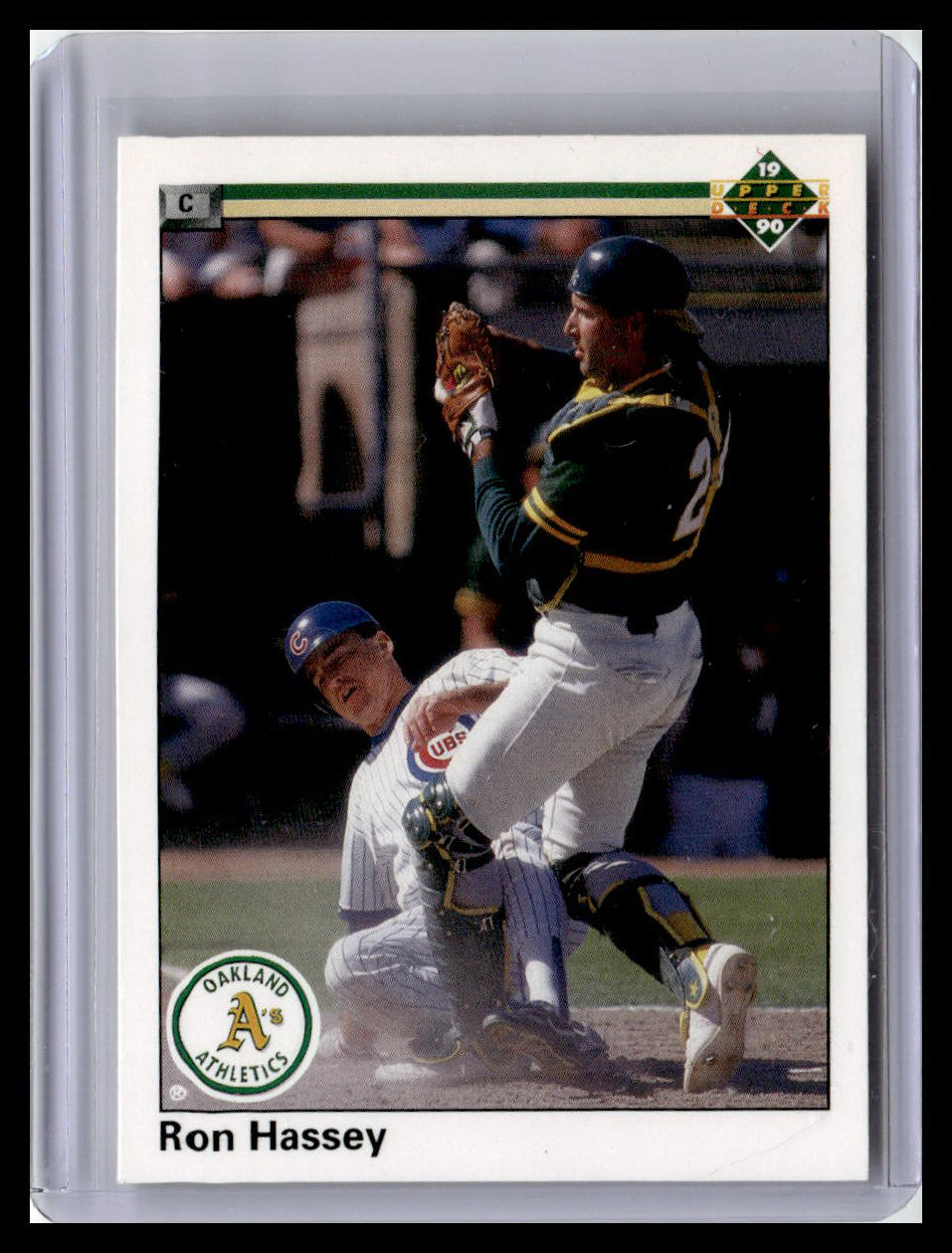 1990 Upper Deck #195b Ron Hassey