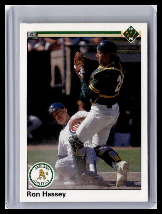 1990 Upper Deck #195b Ron Hassey