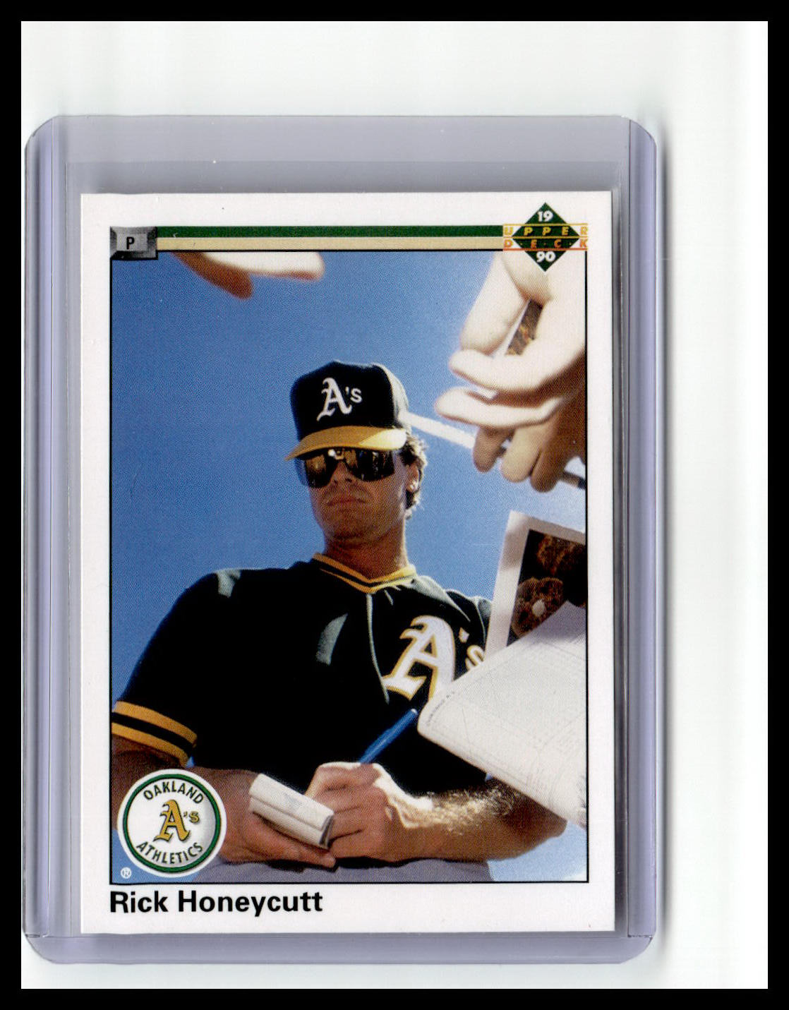 1990 Upper Deck #151a Rick Honeycutt