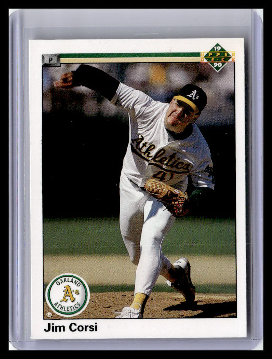 1990 Upper Deck #521 Jim Corsi