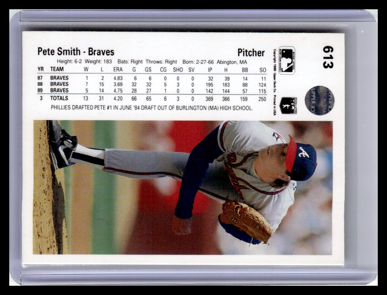 1990 Upper Deck #613 Pete Smith