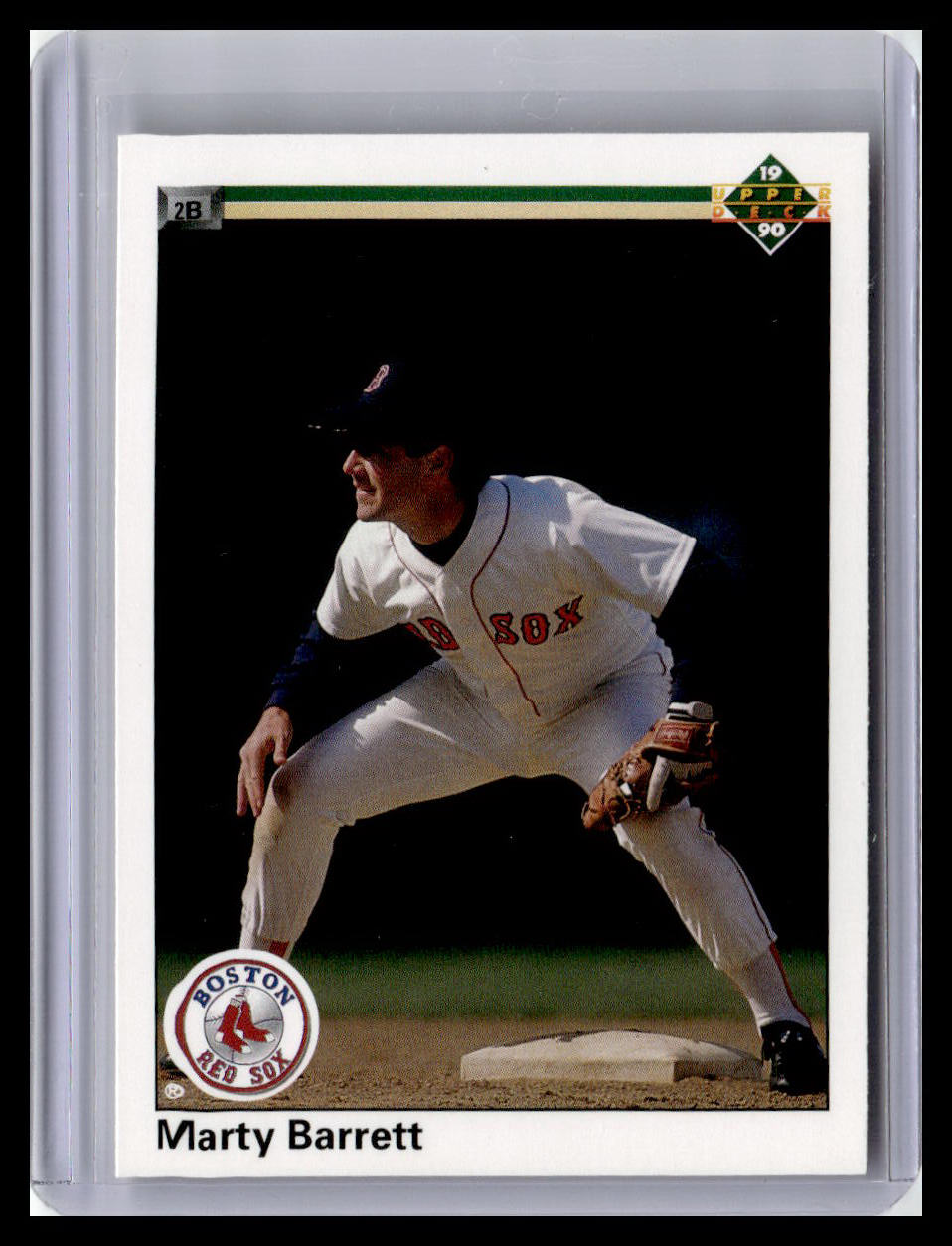 1990 Upper Deck #133b Marty Barrett