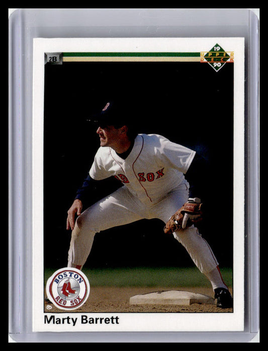 1990 Upper Deck #133b Marty Barrett