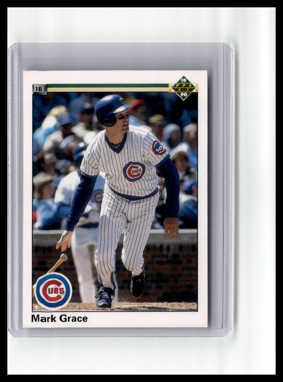 1990 Upper Deck #128b Mark Grace