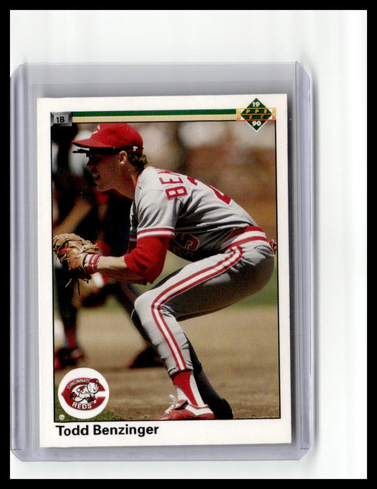 1990 Upper Deck #186b Todd Benzinger