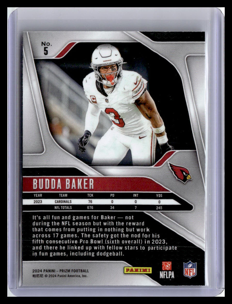 2024 Panini Prizm #5 Budda Baker