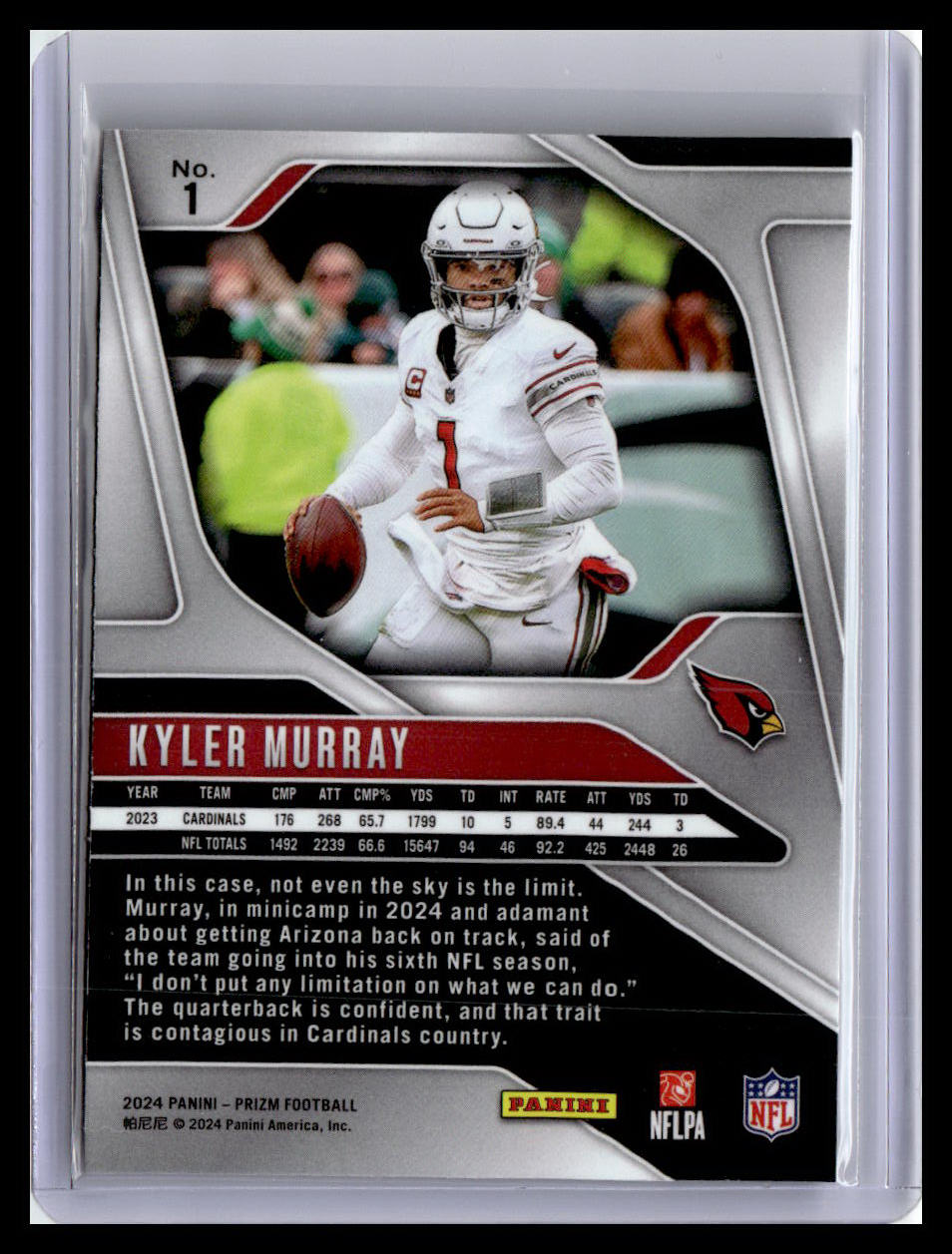 2024 Panini Prizm #1 Kyler Murray